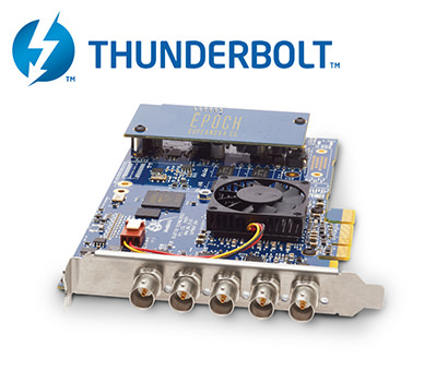 Epoch | Supernova CG. Thunderbolt Expansion Chassis Compatibility.