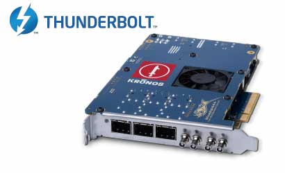 KRONOS Optikos3G Thunderbolt expansion chassis compatibility