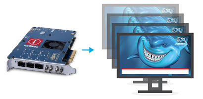 KRONOS K8. 4 x Low-latency video keyers.