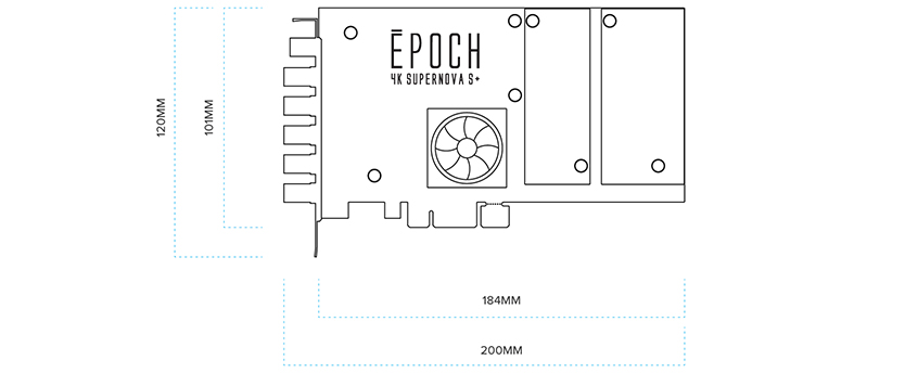 Epoch | 4K Supernova S+. Product Dimensions. 111.1mm x 185mm