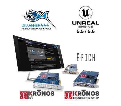 Bluefish444 Professional Video IO plugin for Unreal Engine 5.6 published to the FAB Marketplace