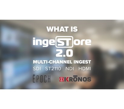 Blueﬁsh444 release IngeSTore 2.0 Windows 11 multichannel recording software for Epoch & KRONOS video cards