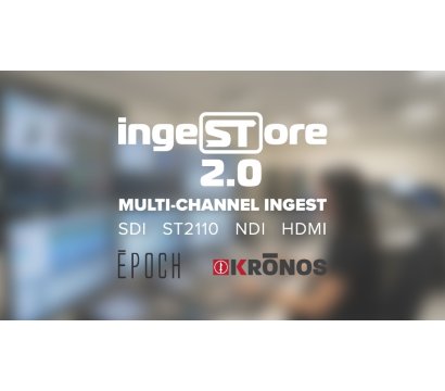 Blueﬁsh444 release IngeSTore 2.0 Windows 11 multichannel recording software for Epoch & KRONOS video cards